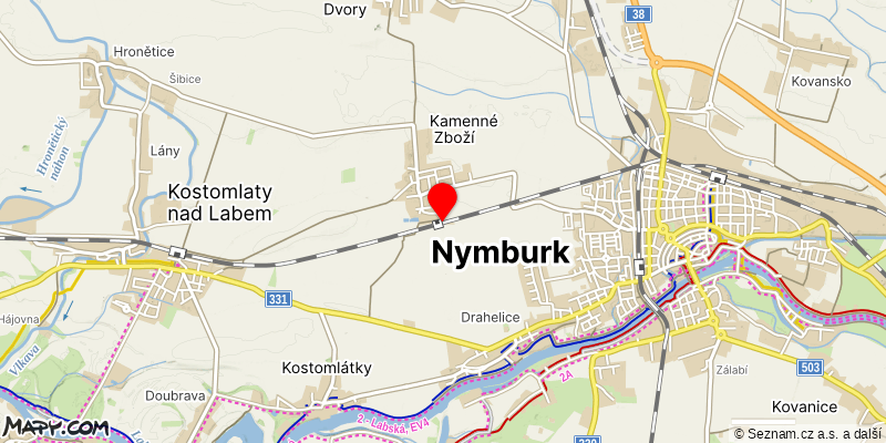 Mapa k akci Novoroční vycházka na Mydlovar