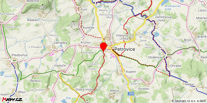 Mapa k akci Krajem kamenů
