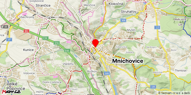 Mapa k akci Po stopách kocoura Mikeše