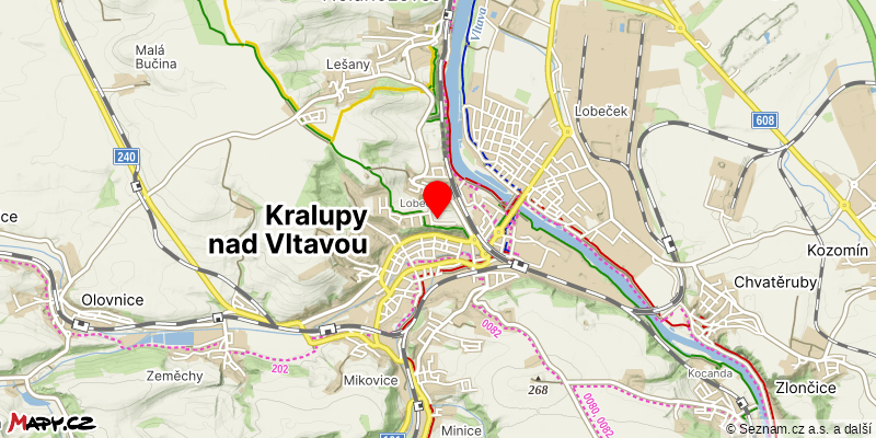 Mapa k akci Hostibejcký kros