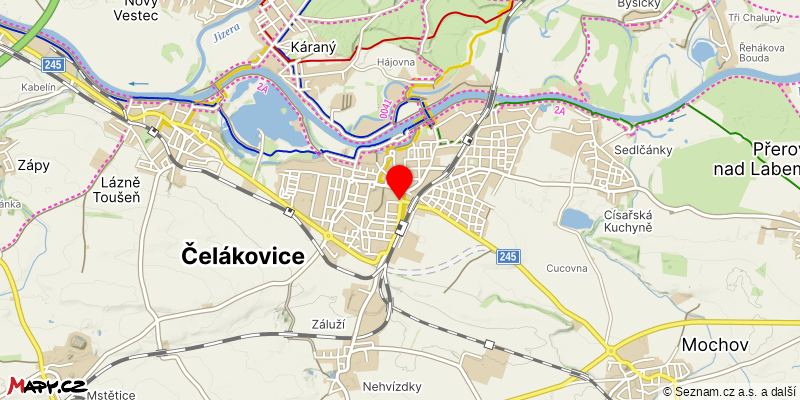 Mapa k akci Tříkrálový pochod