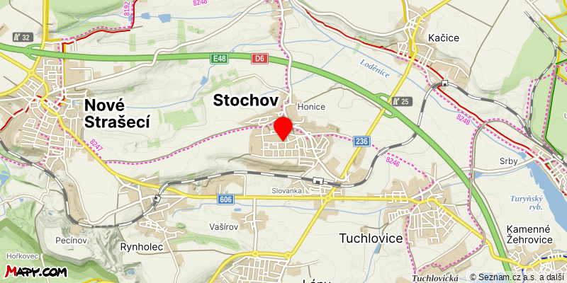 Mapa k akci Krušovický vejšlap