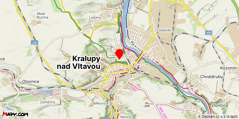 Mapa k akci Hostibejcký kros