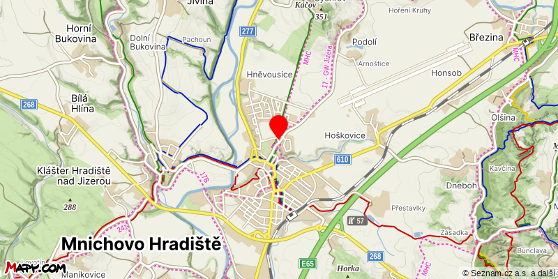 Mapa k akci Zásadně na Zásadku