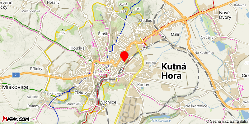 Mapa k akci Pochod Za Malínským křenem