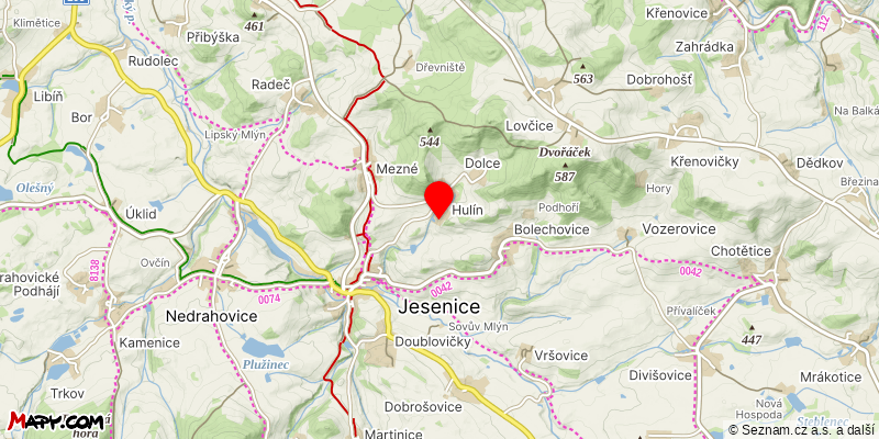 Mapa k akci Novoroční čtyřlístek