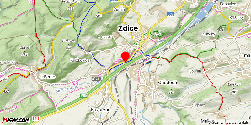 Mapa k akci Hájemství zelené