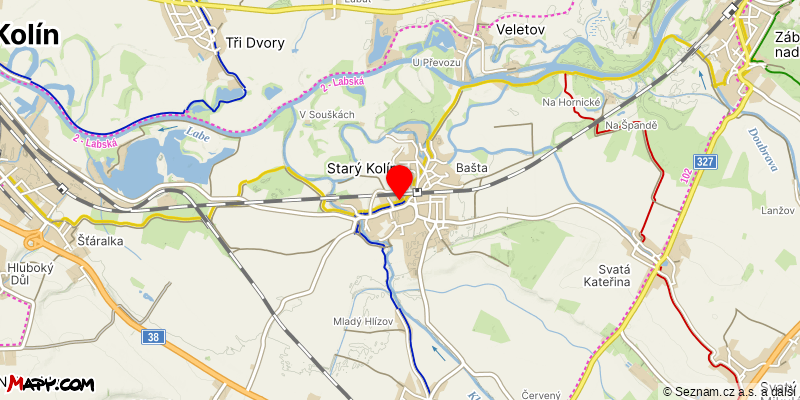 Mapa k akci Setkání v červenci