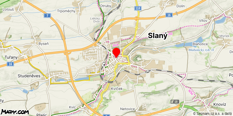 Mapa k akci Po stopách dřevěných zvoniček na Slánsku