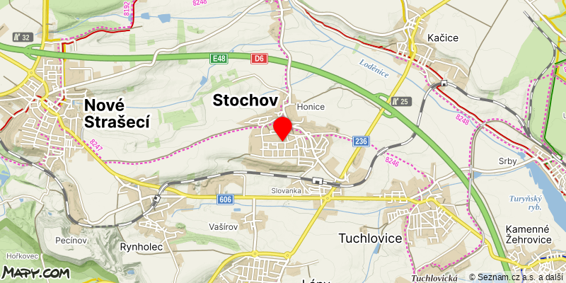 Mapa k akci Krušovický vejšlap