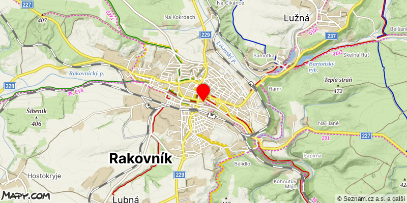 Mapa k akci Putování za mistrem Janem
