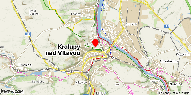 Mapa k akci Hostibejcký kros