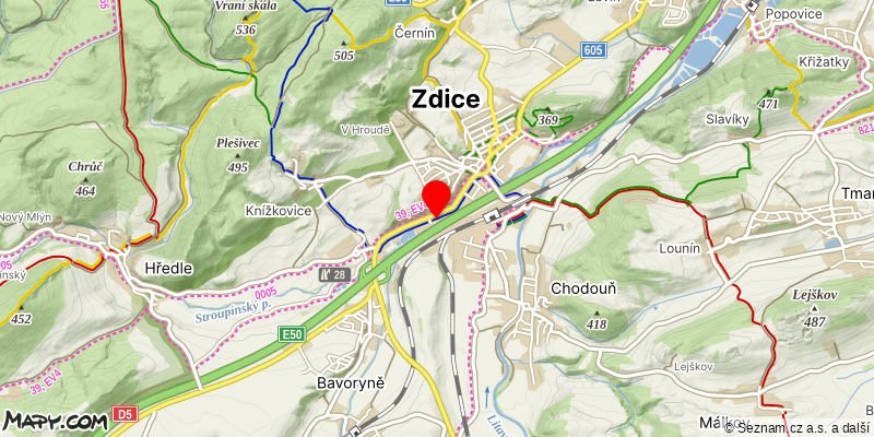 Mapa k akci Hájemství zelené